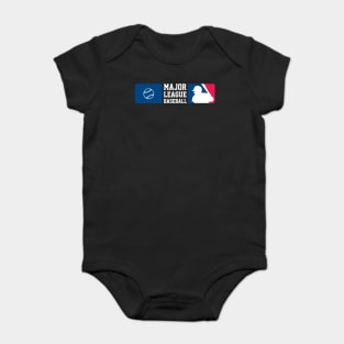 Funny Baseball Or Funny Softball Baby Bodysuit